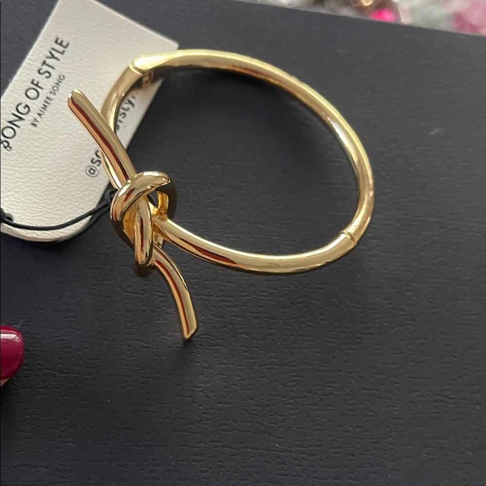 Song of Style Gold Knot Bangle